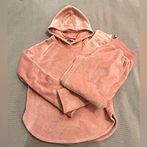 DSG Girls So Soft Velour Hoodie and Pant Set - Medium